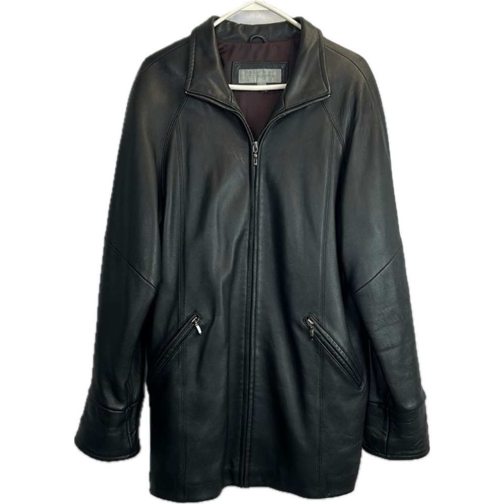 Liz Claiborne Women’s Buttery Soft Leather Coat